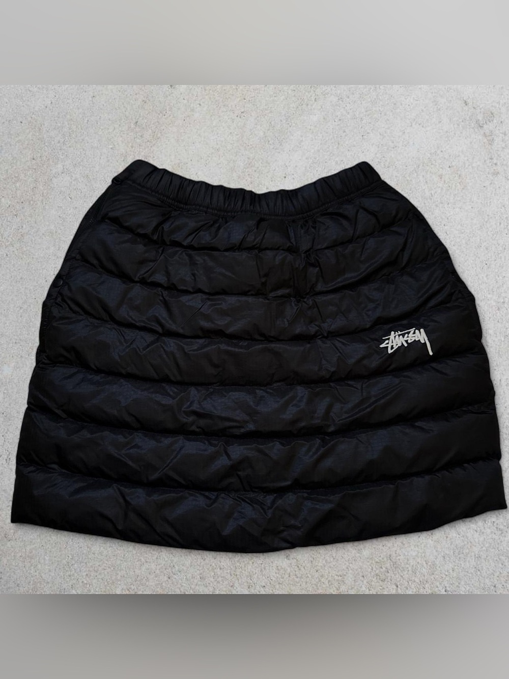 Stüssy x Nike Black Puffer Skirt